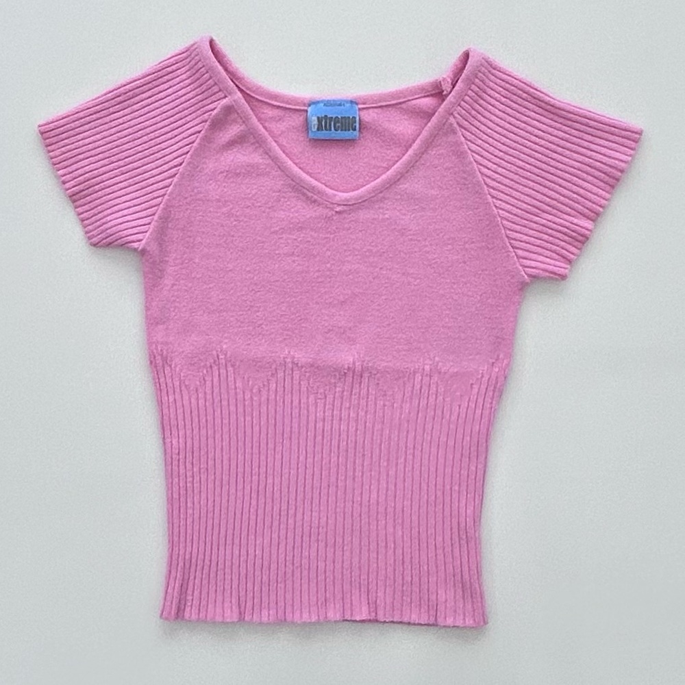 Vintage 90’s Extreme Limit Womens Top Stretch Size Women’s M Made In USA Rayon